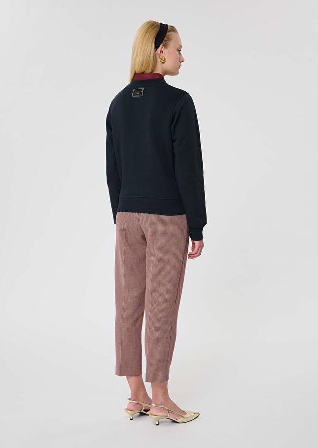 Midnight blue cotton sweater Presto Night TARA JARMON US