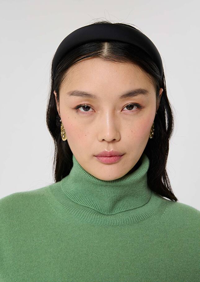 Green cashmere cardigan Palia Almond TARA JARMON US