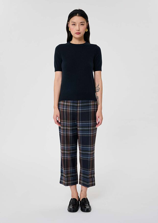 Midnight blue cashmere sweater Peer Night TARA JARMON US
