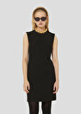 Black crepe dress Rohane Black, Nut brown TARA JARMON US