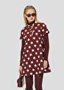 Burgundy with white hearts dress Rory Burgundy, Craie TARA JARMON US