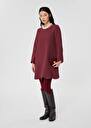 Burgundy crepe dress Ruoda Black, Burgundy, Green, Night TARA JARMON US