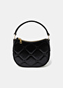 Black velvet bag Silva Black, Rosewood TARA JARMON US