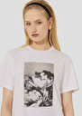 White double jersey T-shirt Taratulip White TARA JARMON US