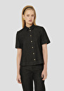 Black denim shirt Camilia Charcoal, Denim, Navy, Nut brown, Old pink TARA JARMON US