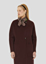 Burgundy double-faced wool coat Mara Cactus, Fig TARA JARMON US
