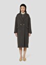 Grey caban coat Milo Gray grey TARA JARMON US