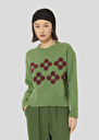 Green wool sweater Phelycia Cactus TARA JARMON US