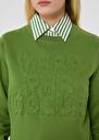Green cotton sweater Presto Cactus, Night TARA JARMON US