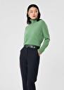 Green cashmere cardigan Palia Almond, Night TARA JARMON US
