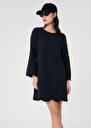 Midnight blue crepe dress Ruoda Black, Burgundy, Green, Night TARA JARMON US