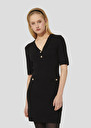 Black knitted dress Ruthie Charcoal, Off-white TARA JARMON US