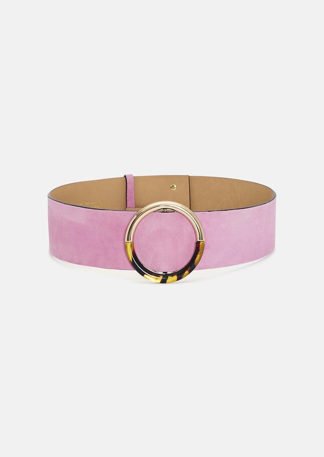 Lauren belt pink velvet Old pink TARA JARMON US