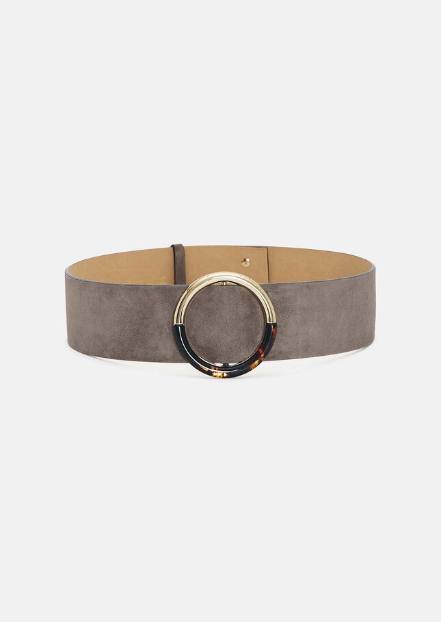 Lauren belt grey velvet Grey TARA JARMON US