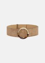 Lauren belt Brown velvet Grey, Nut brown, Old pink TARA JARMON US