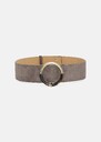 Lauren belt grey velvet Grey, Old pink TARA JARMON US