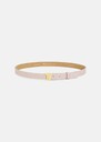 8 bis mini pink smooth leather belt Old pink TARA JARMON US
