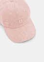 Carole pink denim cap Blush, Grey TARA JARMON US