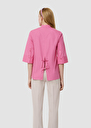 Clem pink poplin shirt Pink, White TARA JARMON US