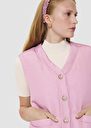 Dario matte pink sleeveless down jacket Blush TARA JARMON US