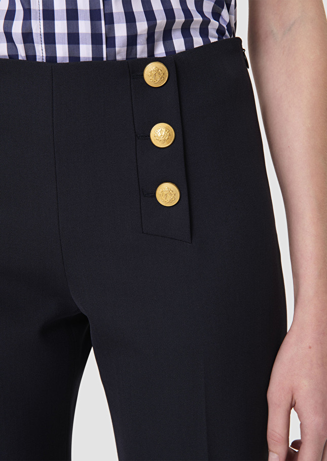 Pepino midnight blue tailored wool pants Night TARA JARMON US