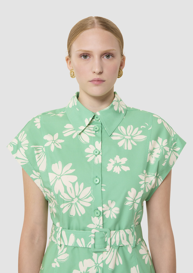 Rajah green floral print dress Green TARA JARMON US