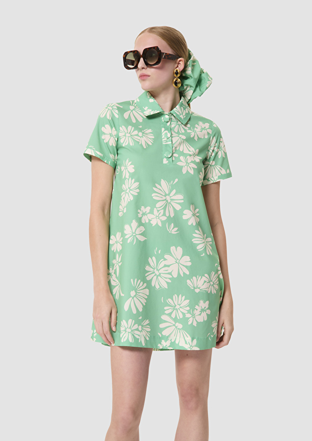 Ritournella green floral print dress Green TARA JARMON US