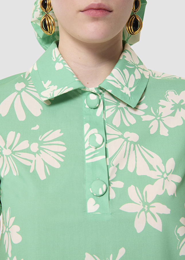Ritournella green floral print dress Green TARA JARMON US