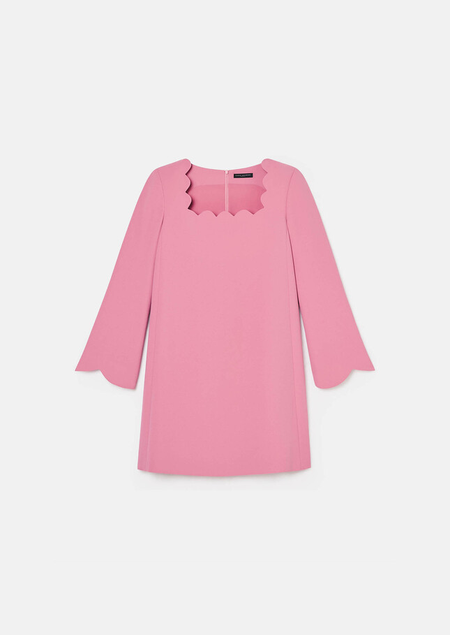 Rossie pink crepe dress Pink TARA JARMON US