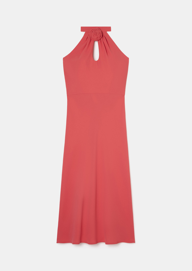 Rosanne red crepe dress Poppy TARA JARMON US