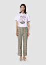 Phill green tartan pants Lime tree TARA JARMON US