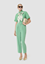 Paaso green crepe pants Green, Night TARA JARMON US