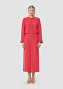 Positive red crepe pants Green, Poppy TARA JARMON US