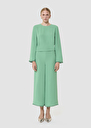 Positive green crepe pants Green, Poppy TARA JARMON US