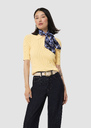 Paloma vanilla fine knit sweater Horizon, Vanilla TARA JARMON US