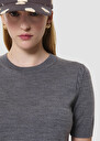 Pica grey pants in merino wool Gray grey, Horizon, Pistache TARA JARMON US