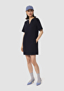 Ray midnight blue double canvas dress Night, Vanilla TARA JARMON US