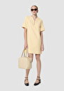 Ray yellow double canvas dress Night, Vanilla TARA JARMON US