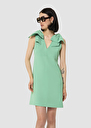 Remarquable green crepe dress Green TARA JARMON US