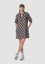 Reyes grey dress with white hearts Grey TARA JARMON US