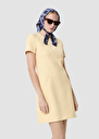 Rehane yellow double canvas dress Vanilla TARA JARMON US