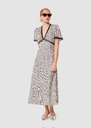 Raoulita ecru mini hearts print dress Craie TARA JARMON US