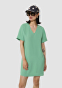 Ruban green crepe dress Green TARA JARMON US