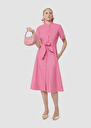 Ricochet pink poplin dress Pink, Pistache TARA JARMON US