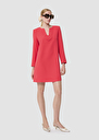 Rheala red crepe dress Green, Off-white, Poppy TARA JARMON US