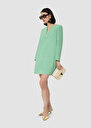 Rheala green crepe dress Green, Off-white, Poppy TARA JARMON US