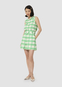 Shelby green gingham short Green, Night TARA JARMON US