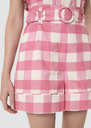Shelby pink gingham short Green, Night, Pink TARA JARMON US