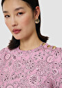 Tampa pink t-shirt with bandana pattern Rosewood TARA JARMON US