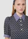 Tilly midnight blue floral print top Night TARA JARMON US